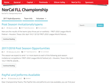 Tablet Screenshot of championship.norcalfll.org